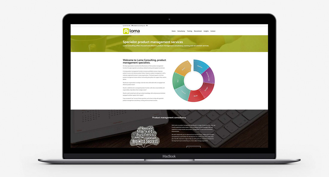  bir siteye entegre edilmiş web sitesi logo düzeni örneği